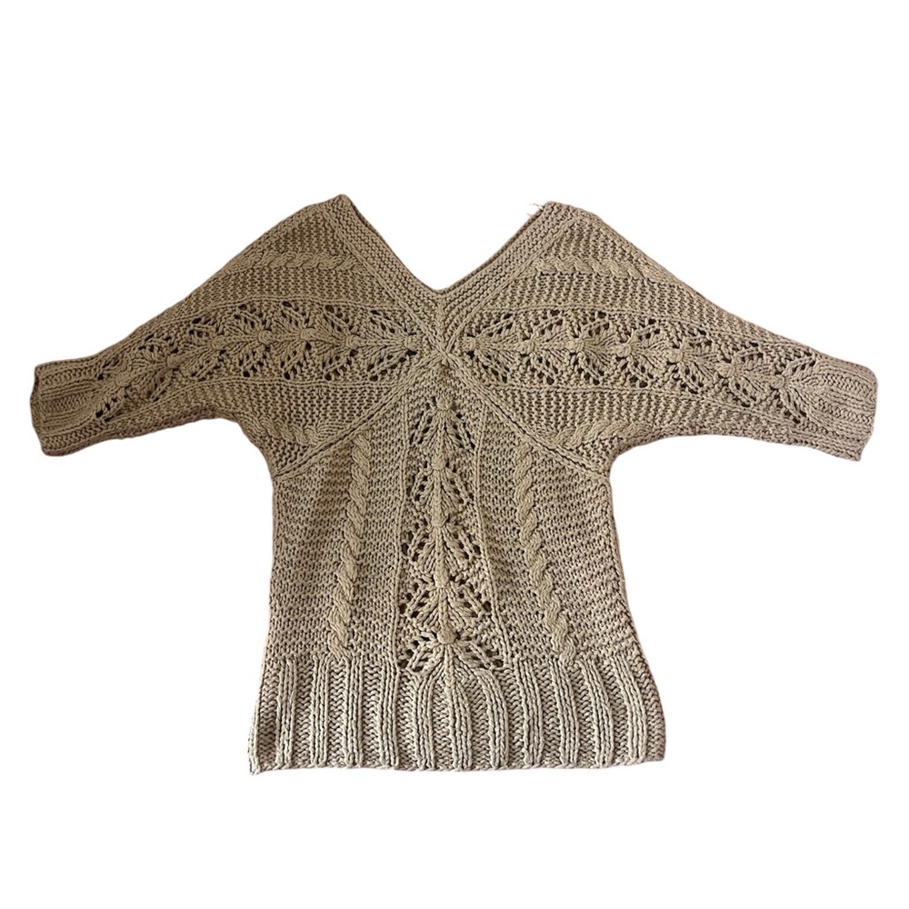 Brown crochet top